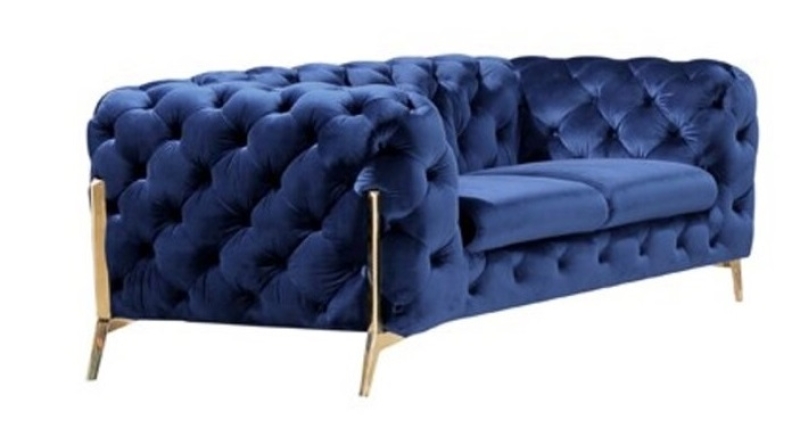 Modell "CHESTERFIELD ROYAL LONG LEGS" 2-SITZER SOFA IN STOFF SAMT PREMIUM