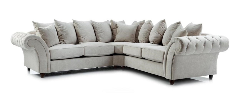 MODELL „DALLAS“ ECKSOFA IN SAMTSTOFF VELVET PREMIUM