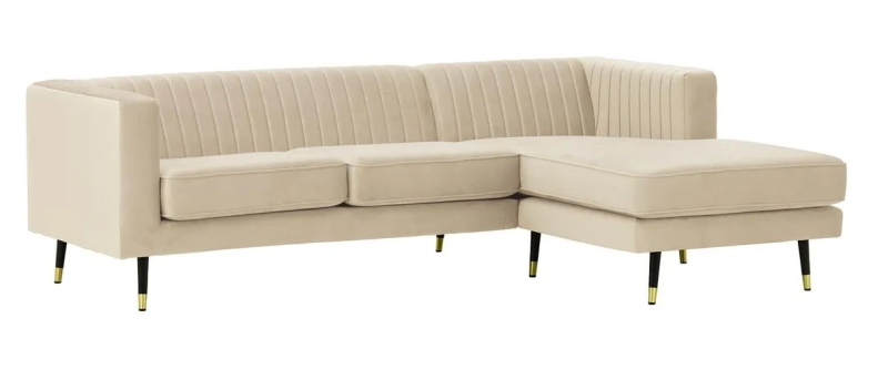 MODELL:  ENYA ECKSOFA IN SAMTSTOFF „ VELOURS “ PREMIUM