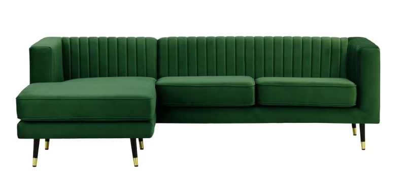 MODELL:  ENYA ECKSOFA IN SAMTSTOFF „ VELOURS “ PREMIUM