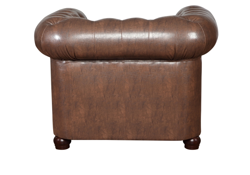 MODELL:  " CHESTERFIELD CLASSIC “  2 - SITZER SOFA IN  LEDER LOOK PREMIUM