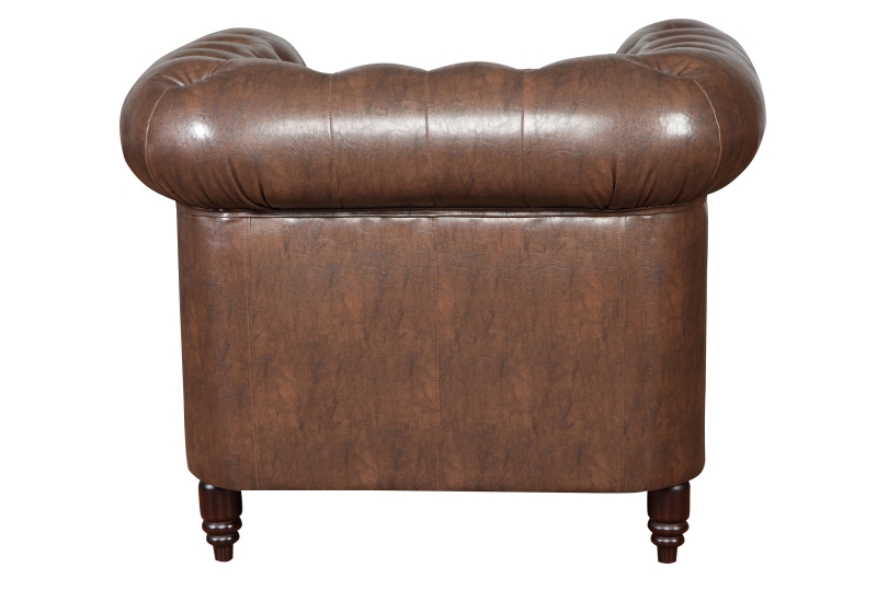 MODELL:  " CHESTERFIELD CLASSIC “  2 - SITZER SOFA IN  LEDER LOOK PREMIUM