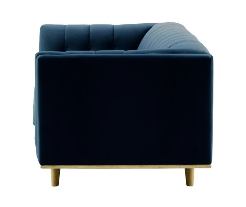 MODELL:  JENNIFER 3-SITZER SOFA IN SAMTSTOFF „ VELOURS “ PREMIUM