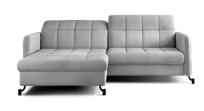 MODELL „COSELLA“ ECKSOFA MIT BETTFUNKTION IN STOFF „VELVET“ PREMIUM