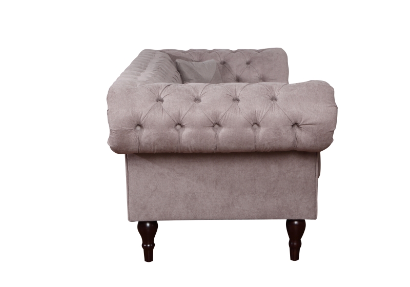 MODELL „CHESTERFIELD MANCHESTER“  2 - SITZER SOFA IN SAMTSTOFF VELVET PREMIUM