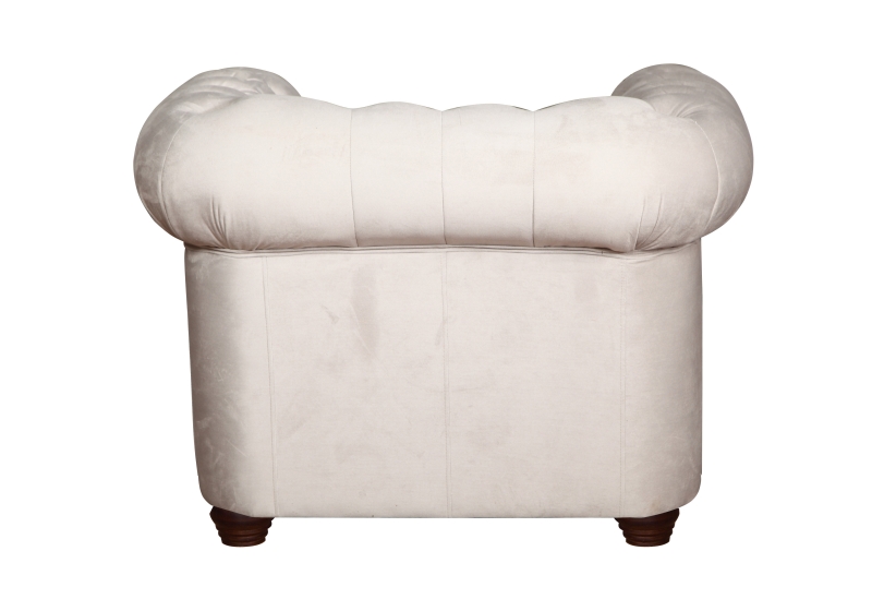 MODELL:  " CHESTERFIELD CLASSIC “  HOCKER - KLEIN ( 75 X 70 cm ) IN STOFF AMORE PREMIUM *)