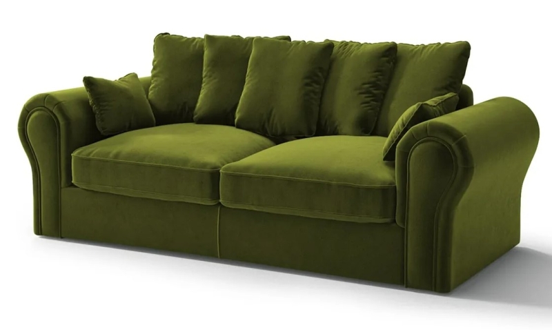 MODELL:  MR. PRESIDENT 3-SITZER SOFA IN SAMTSTOFF „ KRONOS “