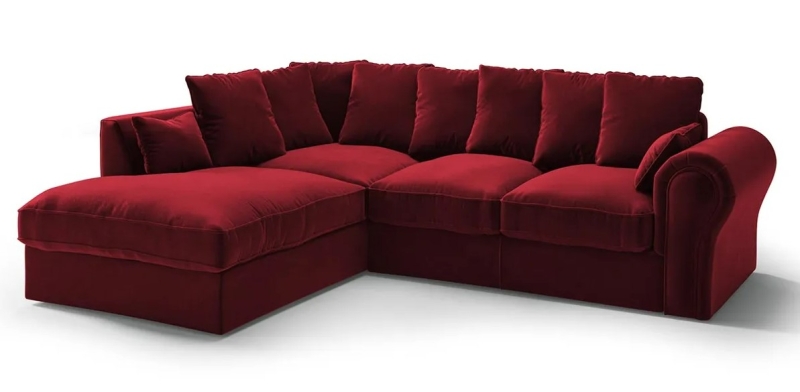 MODELL:  MR. PRESIDENT ECKSOFA IN SAMTSTOFF „ KRONOS “