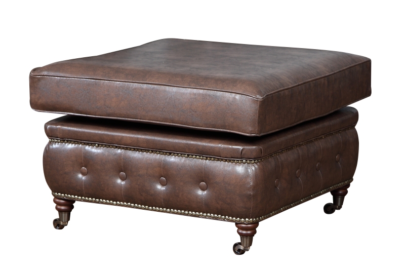 MODELL:  " CHESTERFIELD CLASSIC “  2 - SITZER SOFA IN  LEDER LOOK PREMIUM