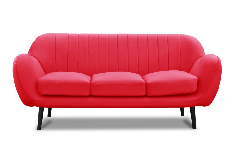 MODELL „TANGO“ 3 - SITZER SOFA IN SAMTSTOFF VELVET PREMIUM