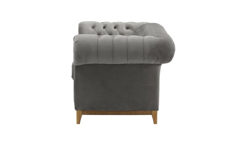 MODELL:  " CHESTERFIELD DIAMOND " 2-SITZER SOFA IN SAMTSTOFF „ VELOURS “ PREMIUM