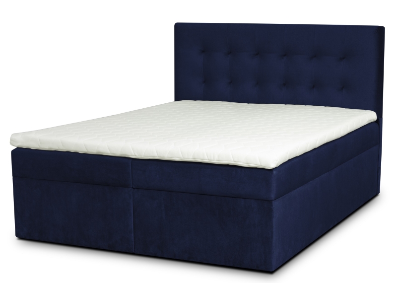 MODELL:  " QUEEN ALEXANDRA" BOXSPRINGBETT MIT TOPPER 160 x 200 & 180 x 200 & 200 x 200 cm IN SAMTSTOFF VELVET PREMIUM