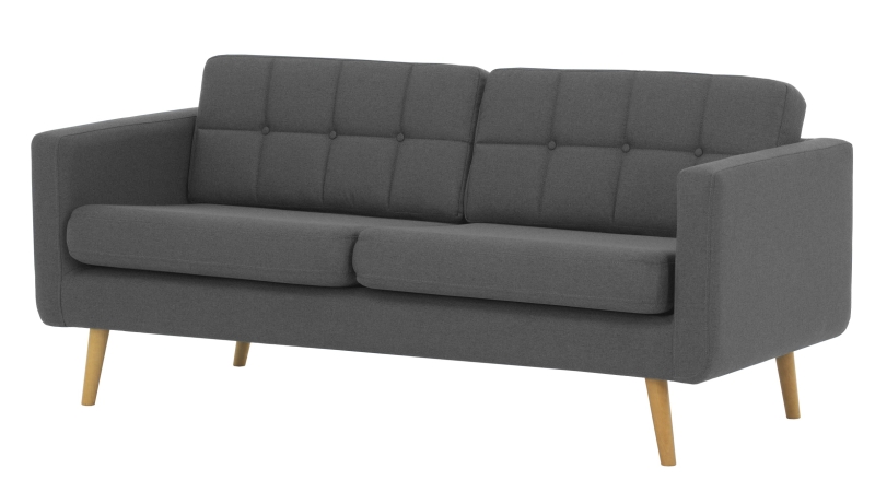 MODELL: TRIEST 3 SITZER SOFA IN SAMTSTOFF „ VELOURS “ PREMIUM