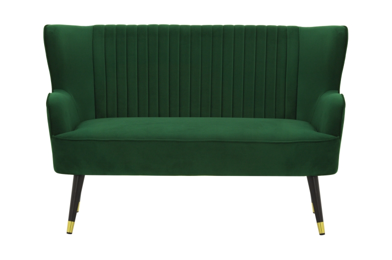 MODELL: GINA 2-SITZER SOFA IN SAMTSTOFF „ VELOURS “ PREMIUM