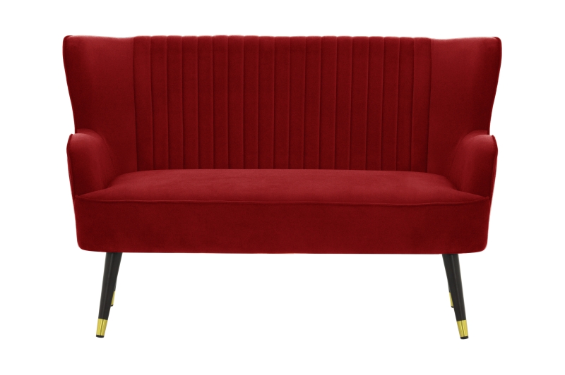 MODELL: GINA 2-SITZER SOFA IN SAMTSTOFF „ VELOURS “ PREMIUM