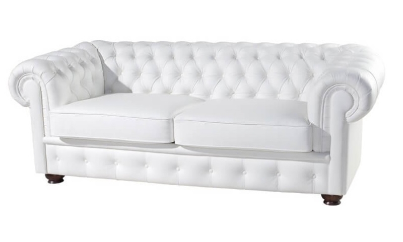 MODELL "CHESTERFIELD DIAMOND" 3-SITZER SOFA IN ECHTLEDER !