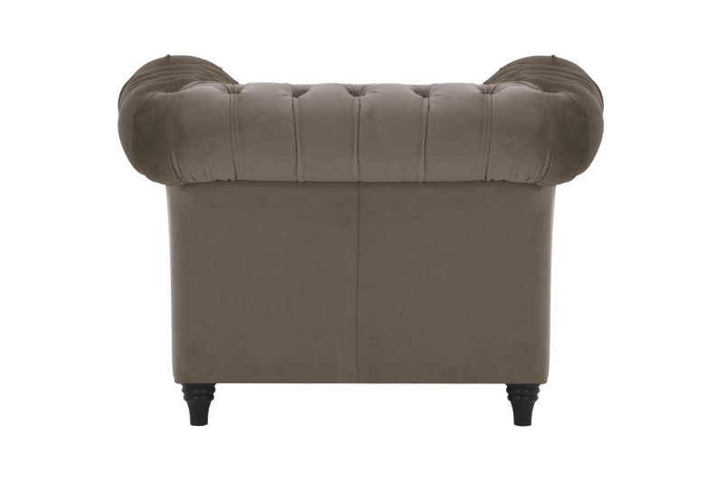 MODELL:  " CHESTERFIELD WINDSOR " SESSEL IN SAMTSTOFF „ VELOURS “ PREMIUM