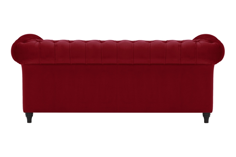 MODELL:  " CHESTERFIELD WINDSOR " 2-SITZER SOFA IN SAMTSTOFF „ VELOURS “ PREMIUM