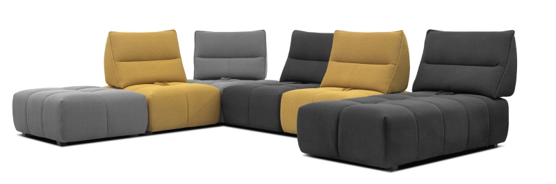 MODELL "COMO" MODULARES SOFA IN STOFF wie abgebildet !