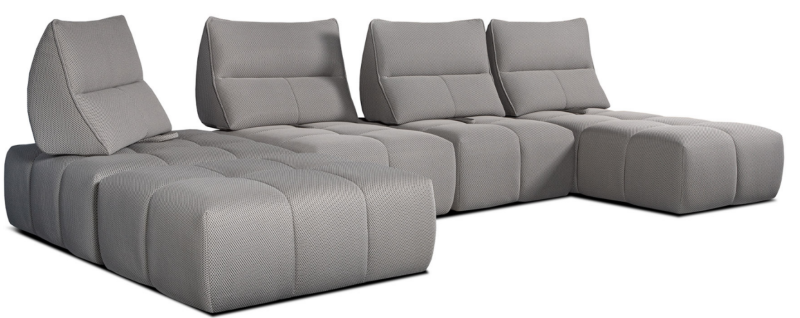 MODELL "COMO" MODULARES SOFA IN STOFF wie abgebildet !