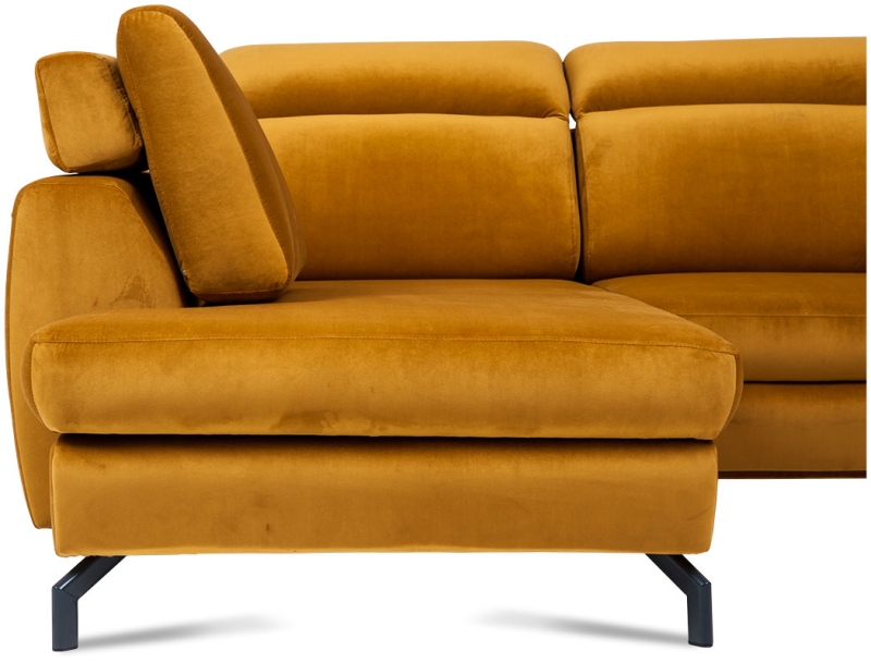 MODELL „DENVER“ ECKSOFA MIT BETTFUNKTION IN STOFF „VELVET“ PREMIUM