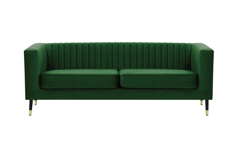 MODELL: ENYA 3 SITZER SOFA IN SAMTSTOFF „ VELOURS “ PREMIUM