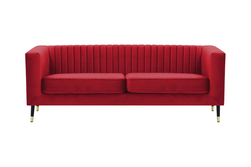 MODELL: ENYA 3 SITZER SOFA IN SAMTSTOFF „ VELOURS “ PREMIUM