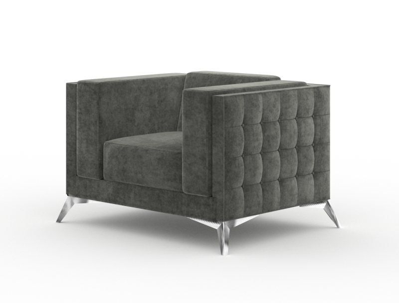 MODELL „WASHINGTON“ SESSEL IN SAMTSTOFF VELVET PREMIUM