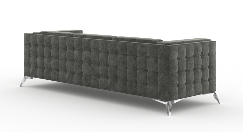 MODELL „WASHINGTON“ 3 - SITZER SOFA IN SAMTSTOFF VELVET PREMIUM