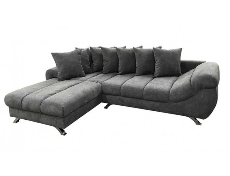 MODELL "MOONLIGHT SHADOW" ECKSOFA IN SAMTSTOFF VELVET  !
