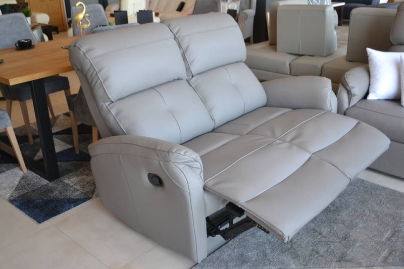 MODELL "NO STRESS" 2 SITZER SOFA MIT 2 X RELAXFUNKTION IN ECHTLEDER !