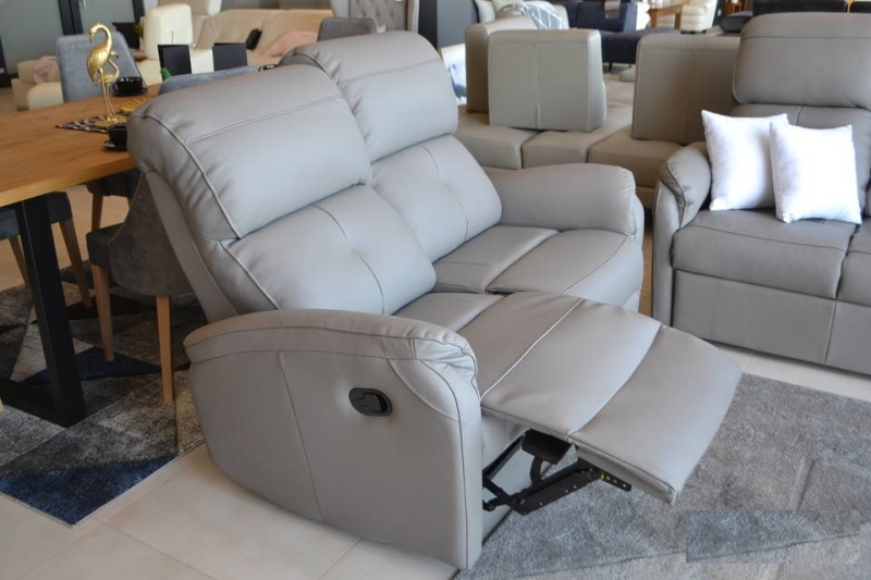 MODELL "NO STRESS" 2 SITZER SOFA MIT 2 X RELAXFUNKTION IN ECHTLEDER !