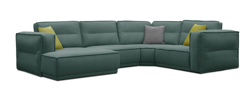 MODELL "PANORAMA" MODULARES SOFA IN STOFF wie abgebildet !