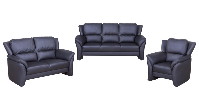 MODELL „PARIS “ 3 - SITZER SOFA IN LEDER LOOK PREMIUM