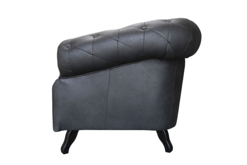 MODELL:  " CHESTERFIELD ROYCE " 3- SITZER SOFA IN LEDER LOOK PREMIUM