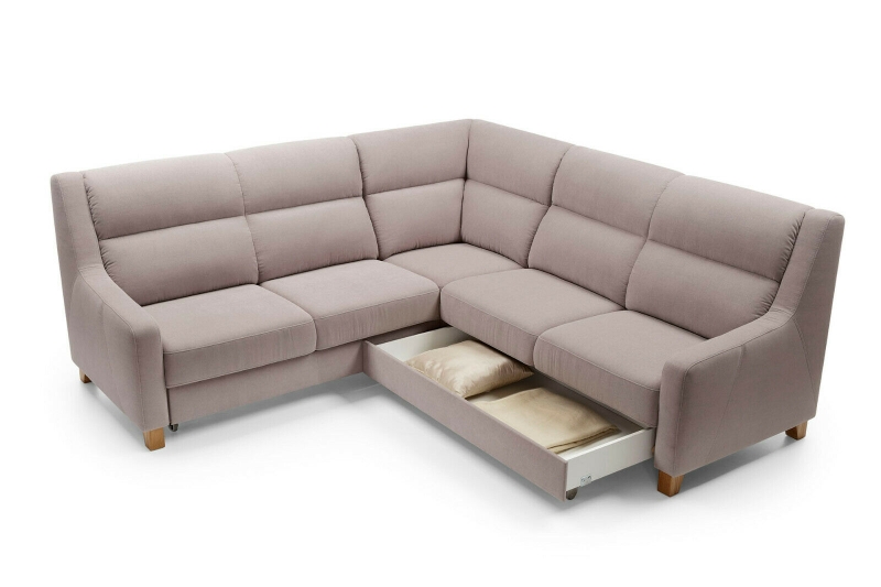 MODELL " WAY", MODULARES ECKSOFA IN STOFF ( ORION , freie Farbwahl) !