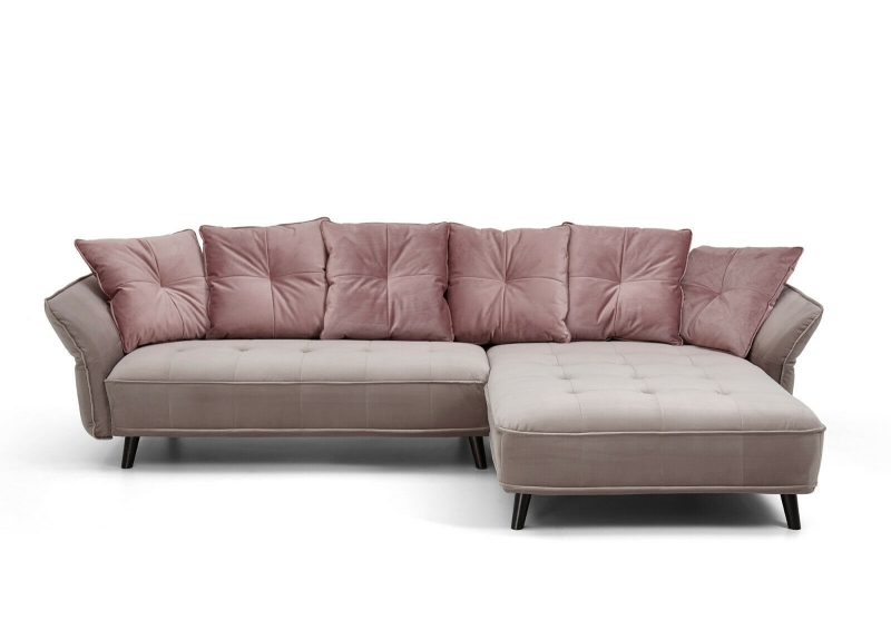 MODELL "CHARMING", ECKSOFA IN STOFF ( BRUSSELS – freie Farbwahl ) !