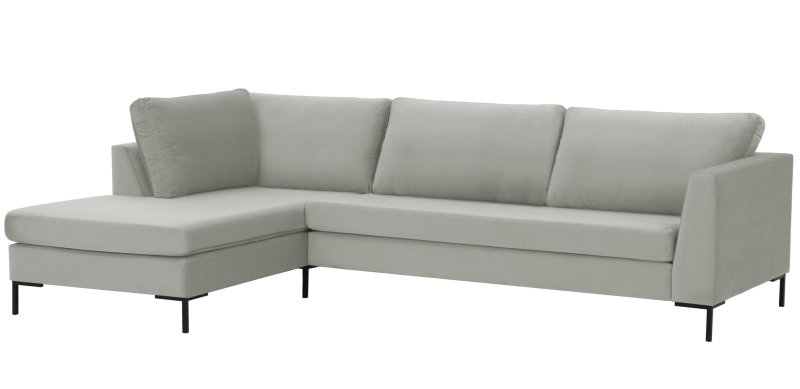 MODELL: "FLOYD" ECKSOFA IN SAMTSTOFF „ VELOURS “ PREMIUM