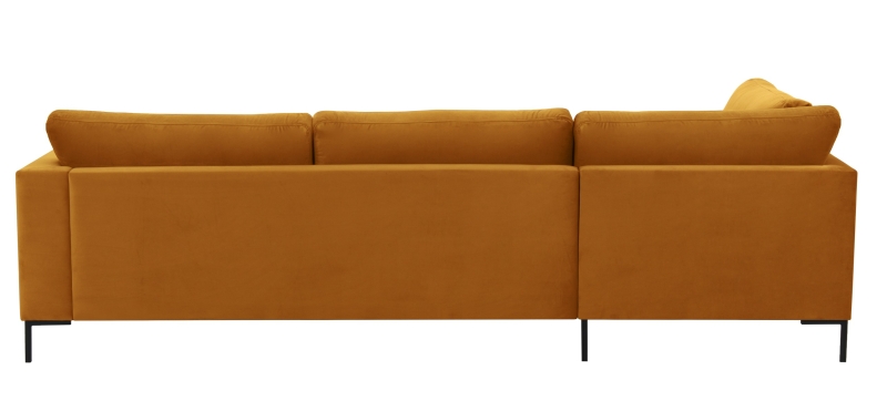 MODELL: "FLOYD" ECKSOFA IN SAMTSTOFF „ VELOURS “ PREMIUM