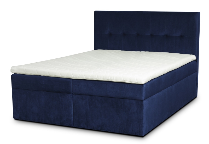 MODELL:  " QUEEN SOPHIA " BOXSPRINGBETT MIT TOPPER 160 x 200 & 180 x 200 & 200 x 200 cm IN SAMTSTOFF VELVET PREMIUM