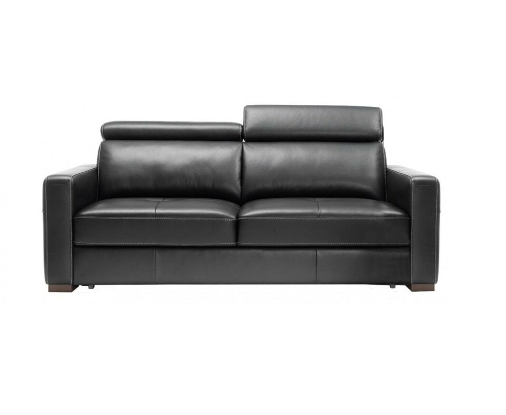 MODELL "ERGO", 3-SITZER SOFA MIT BETTFUNKTION, IN ECHTLEDER ( PRESTIGE , freie Farbwahl ) !