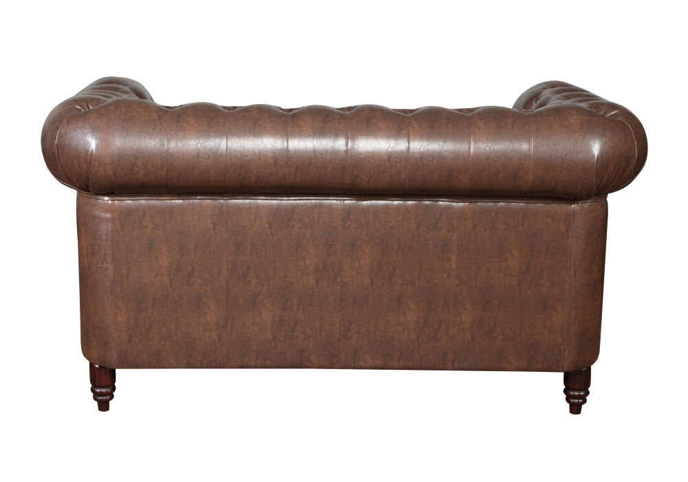 MODELL:  " CHESTERFIELD CLASSIC “  2 - SITZER SOFA IN  LEDER LOOK PREMIUM