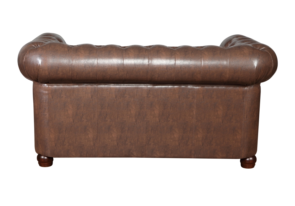 MODELL:  " CHESTERFIELD CLASSIC “  3 - SITZER SOFA IN  LEDER LOOK PREMIUM