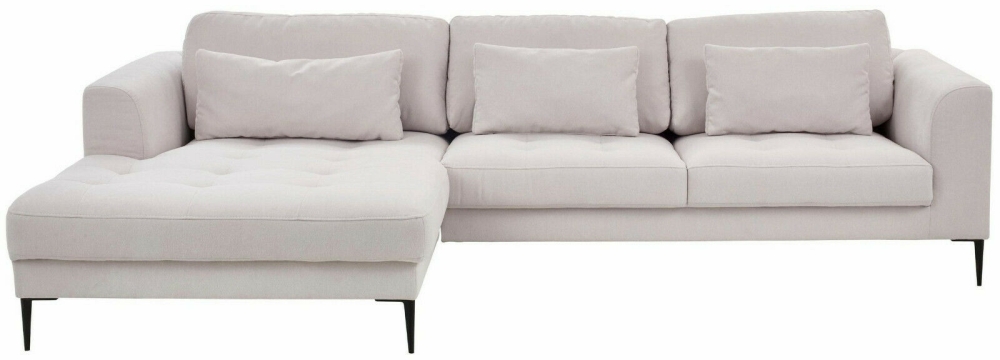 MODELL "LUZI", ECKSOFA OHNE BETTFUNKTION, IN STOFF ( ADORE – freie Farbwahl ) !