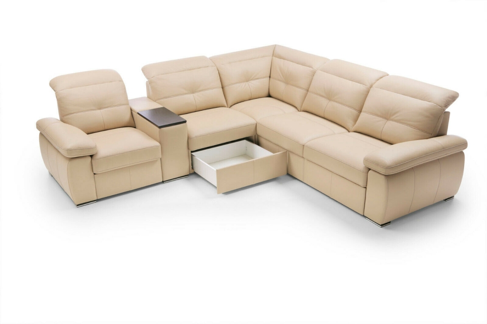 MODELL "LEGEND", ECKSOFA IN ECHTLEDER ( NATURELLE & EVOLUTION , freie Farbwahl) !