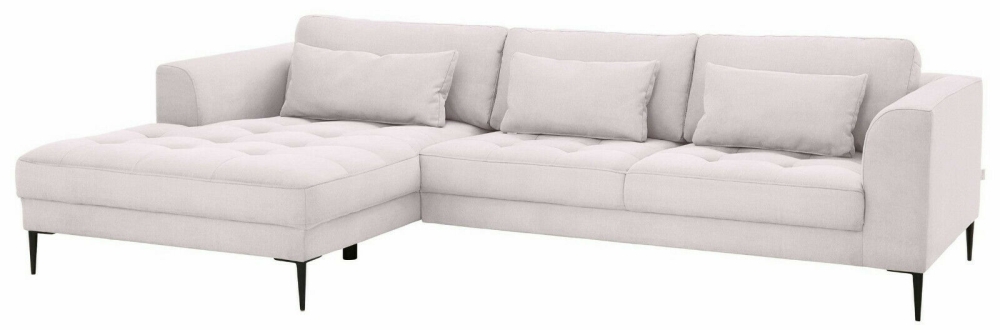 MODELL "LUZI", ECKSOFA MIT BETTFUNKTION, STAURAUM, IN STOFF ( ADORE – freie Farbwahl ) !