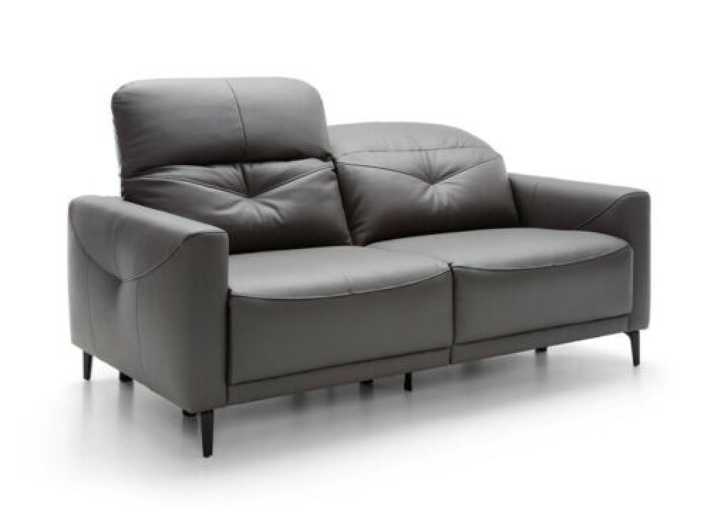 MODELL "SANDRA", 3-SITZER SOFA MIT RELAXFUNKTION (elektrisch), IN ECHTLEDER ( EVOLUTION)