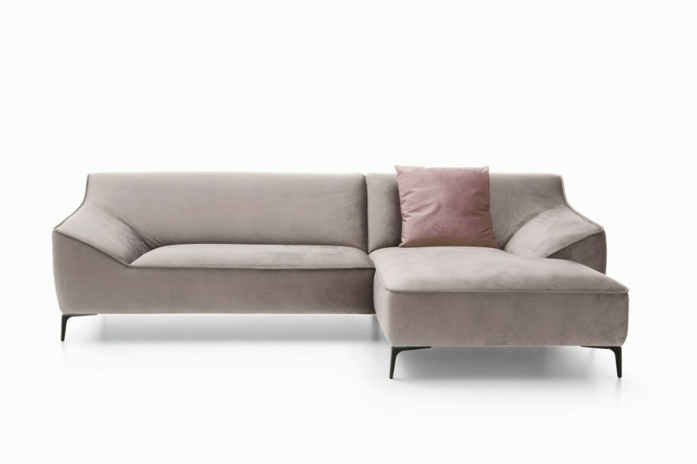 MODELL "AUSTIN", ECKSOFA IN PETROL STOFF ( BRRUSSELS, freie Farbwahl ) !