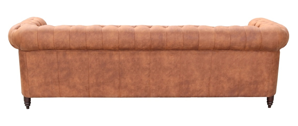 MODELL CHESTERFIELD 4 SITZER SOFA  IN LEDER LOOK PREMIUM