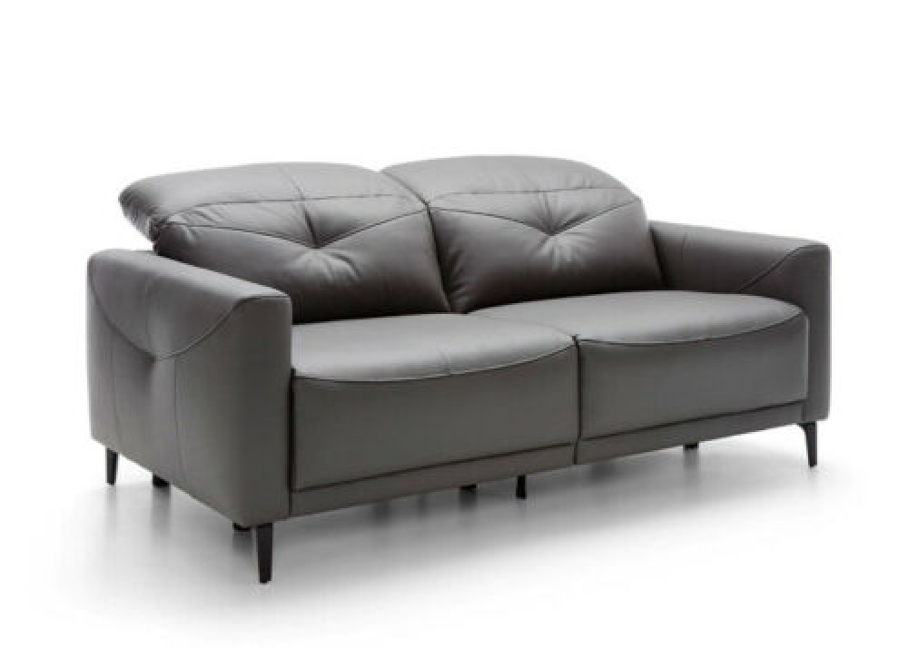 MODELL "SANDRA", 3-SITZER SOFA MIT RELAXFUNKTION (elektrisch), IN ECHTLEDER ( EVOLUTION)